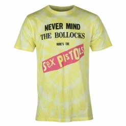 Men's T-shirt Sex Pistols - NMTB Original Album - YELLOW - ROCK OFF