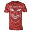 Men's T-shirt Disturbed - Scary Face - RED - ROCK OFF 1 Men's T-shirt Disturbed - Scary Face - RED - ROCK OFF -Men T-Shirts Online Store 129711 sw002