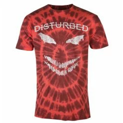 Men's T-shirt Disturbed - Scary Face - RED - ROCK OFF
