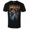 Men's T-shirt Nirvana - Unplugged Photo - Black - ROCK OFF -Men T-Shirts Online Store 129720 awq014