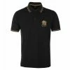 Men's T-shirt Queen - Crest Logo - Black POLO - ROCK OFF -Men T-Shirts Online Store 129725 we015