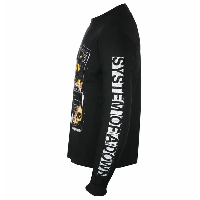 Men's Long-sleeved T-shirt System Of A Down - Face Boxes - Black - ROCK OFF 4 Men's Long-sleeved T-shirt System Of A Down - Face Boxes - Black - ROCK OFF - Image 2