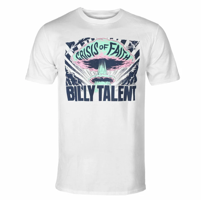 Men's T-shirt Billy Talent - Crisis Of Faith Nuke - White 3 Men's T-shirt Billy Talent - Crisis Of Faith Nuke - White