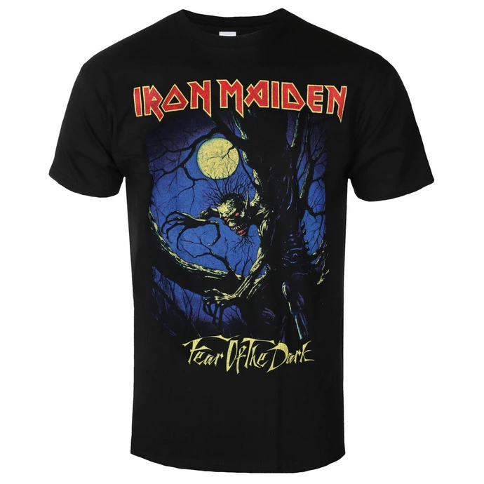 Men's T-shirt Iron Maiden - FOTD Moonlight - Black - ROCK OFF 3 Men's T-shirt Iron Maiden - FOTD Moonlight - Black - ROCK OFF
