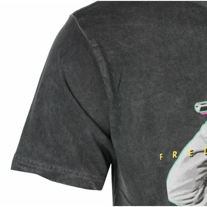 Men's T-shirt Queen - Freddie Mercury - Glow - Black - ROCK OFF 4 Men's T-shirt Queen - Freddie Mercury - Glow - Black - ROCK OFF - Image 2