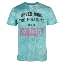 Men's T-shirt Sex Pistols - NMTB Distressed - BLUE - ROCK OFF