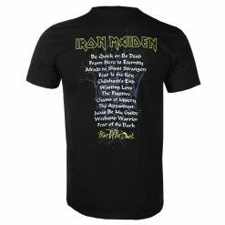 Men's T-shirt Iron Maiden - FOTD Album Tracklisting - Black - ROCK OFF -Men T-Shirts Online Store 130214 saw033