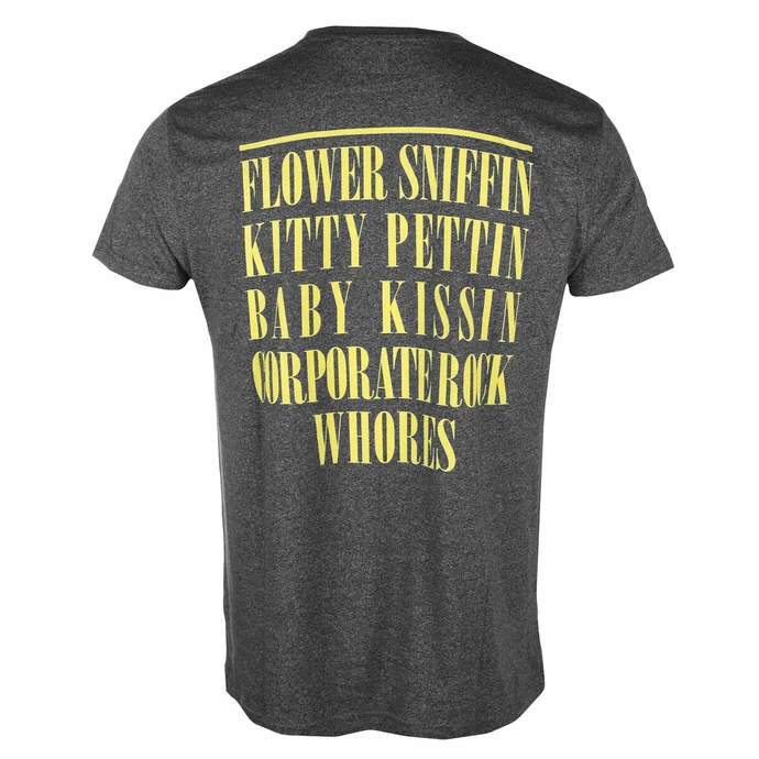 Men's T-shirt Nirvana - Yellow Smiley Flower Sniffin' BRINDLE - ROCK OFF 4 Men's T-shirt Nirvana - Yellow Smiley Flower Sniffin' BRINDLE - ROCK OFF - Image 2