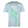 Men's T-shirt Sex Pistols - NMTB Drop Logo - LHT BLUE - ROCK OFF -Men T-Shirts Online Store 130230 as024