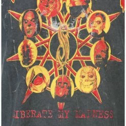 Men's T-shirt Slipknot - Liberate - Black - ROCK OFF -Men T-Shirts Online Store 130338 018