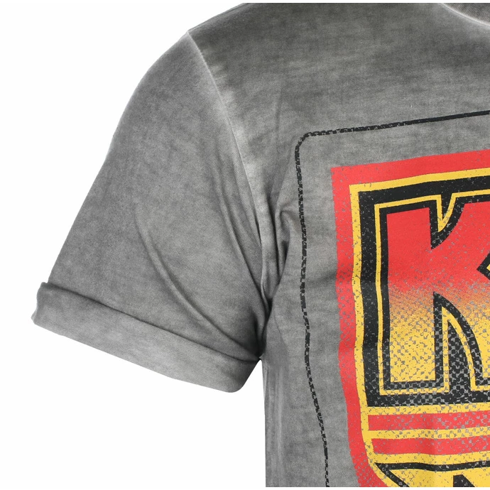 Men's T-shirt KISS - ARMY - Loud & Proud Distressed Logo Urban - Grey - HYBRIS 4 Men's T-shirt KISS - ARMY - Loud & Proud Distressed Logo Urban - Grey - HYBRIS - Image 2