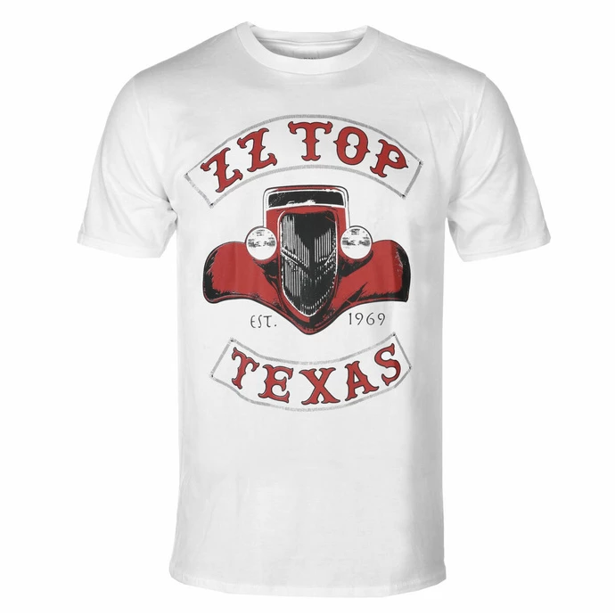 Men's T-shirt ZZ-Top - Texas 1962 - White - HYBRIS 3 Men's T-shirt ZZ-Top - Texas 1962 - White - HYBRIS
