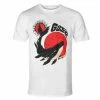 Men's T-shirt GOJIRA - WHALE SUN MOON - WHITE - PLASTIC HEAD -Men T-Shirts Online Store 130690 as015