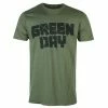 Men's T-shirt GREEN DAY - LOGO - 21ST CENTURY BREAKDOWN - GREEN - PLASTIC HEAD -Men T-Shirts Online Store 130693 002