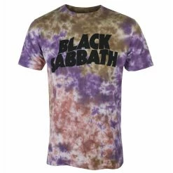 Men's T-shirt Black Sabbath - Wavy Logo - PURP - ROCK OFF