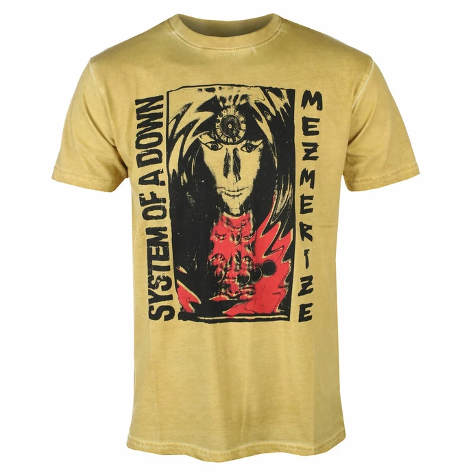 Men's T-shirt System Of A Down - Reflections - YELLOW - ROCK OFF 3 Men's T-shirt System Of A Down - Reflections - YELLOW - ROCK OFF