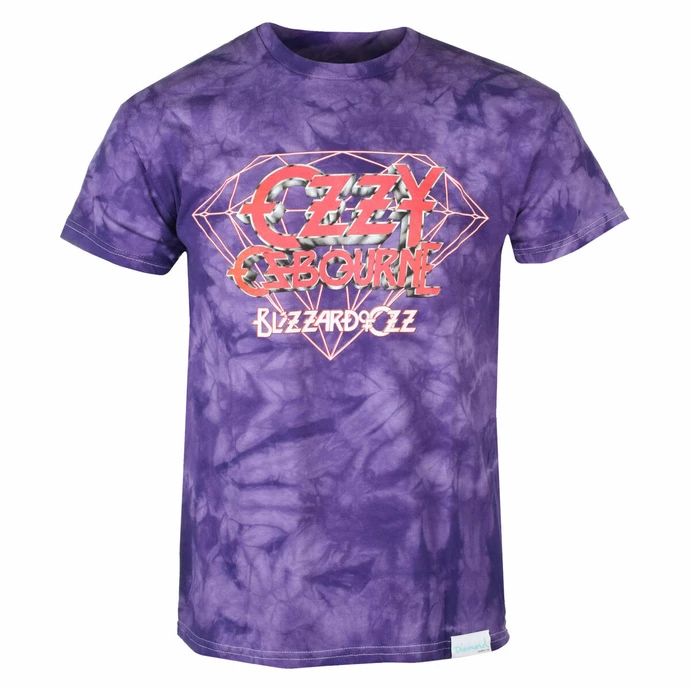 Men's T-shirt DIAMOND X OZZY OSBOURNE - Mineral Wash - Purple 3 Men's T-shirt DIAMOND X OZZY OSBOURNE - Mineral Wash - Purple