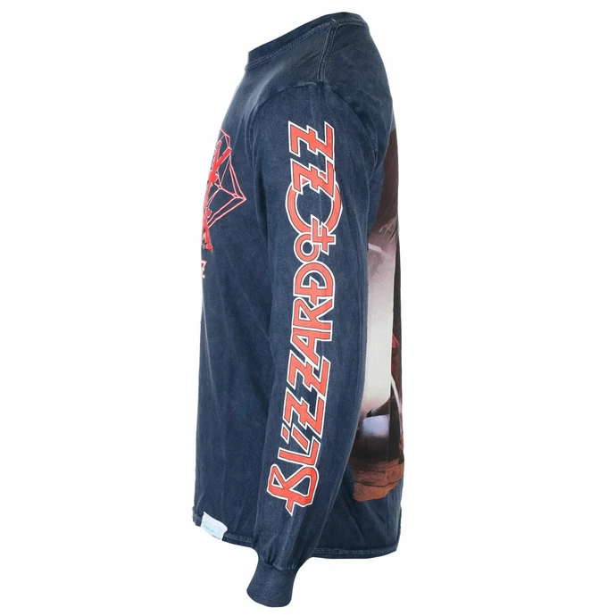 Men's Long-sleeved T-shirt DIAMOND X OZZY OSBOURNE - Mineral Wash - Navy 6 Men's Long-sleeved T-shirt DIAMOND X OZZY OSBOURNE - Mineral Wash - Navy - Image 4