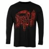 Men's Long-sleeved T-shirt DEATH - LIFE WILL NEVER LAST - RAZAMATAZ -Men T-Shirts Online Store 131053 sa16