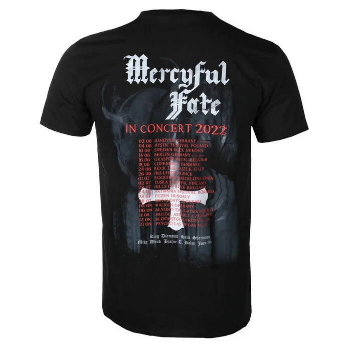 Men's T-shirt Mercyful Fate - In Concert 2022 Photo - Black 4 Men's T-shirt Mercyful Fate - In Concert 2022 Photo - Black - Image 2