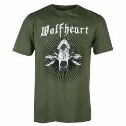 Men's T-shirt WOLFHEART - King Of The North - Army - NAPALM RECORDS