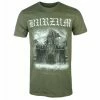 Men's T-shirt BURZUM - DET SOM ENGANG VAR - GREEN - PLASTIC HEAD -Men T-Shirts Online Store 131858 aa012