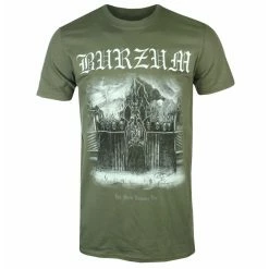Men's T-shirt BURZUM - DET SOM ENGANG VAR - GREEN - PLASTIC HEAD