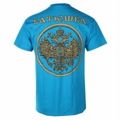 Men's T-shirt BATUSHKA - CARJU NIEBIESNYJ - BLUE - PLASTIC HEAD -Men T-Shirts Online Store 131874 wwew004