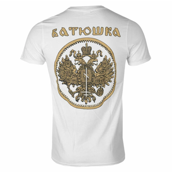 Men's T-shirt BATUSHKA - CARJU NIEBIESNY - WHITE - PLASTIC HEAD 4 Men's T-shirt BATUSHKA - CARJU NIEBIESNY - WHITE - PLASTIC HEAD - Image 2