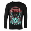 Men's Long-sleeved T-shirt CLUTCH - FRANKENSTEIN - PLASTIC HEAD -Men T-Shirts Online Store 131900 aas002