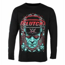 Men's Long-sleeved T-shirt CLUTCH - FRANKENSTEIN - PLASTIC HEAD
