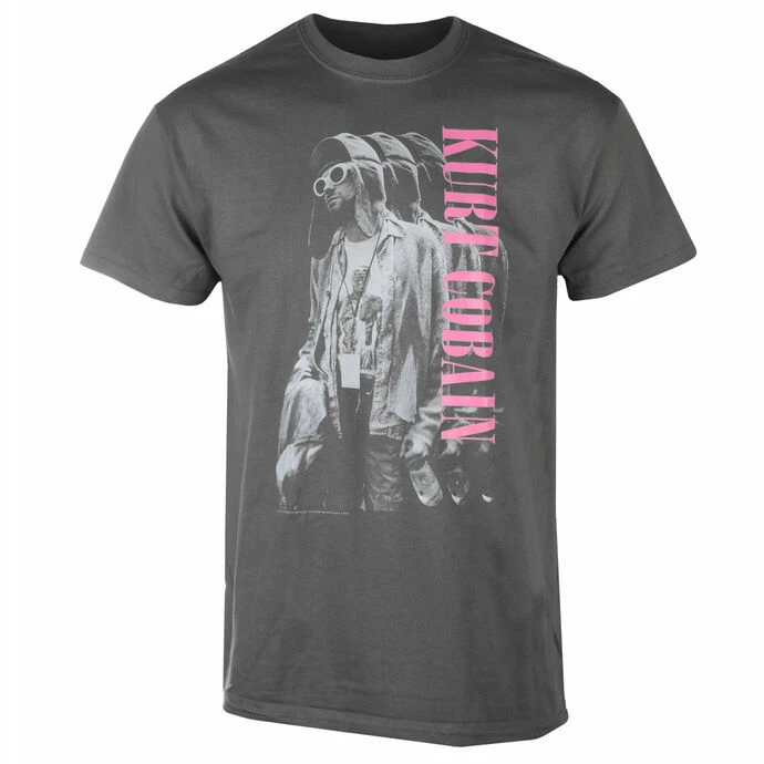 Men's T-shirt KURT COBAIN - STANDING - GREY - PLASTIC HEAD 3 Men's T-shirt KURT COBAIN - STANDING - GREY - PLASTIC HEAD