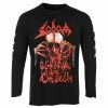 Men's Long-sleeved T-shirt SODOM - OBSESSED BY CRUELTY - BLACK - PLASTIC HEAD -Men T-Shirts Online Store 132308 asss036