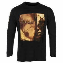 Men's Long-sleeved T-shirt THERION - VOVIN A - BLACK - PLASTIC HEAD