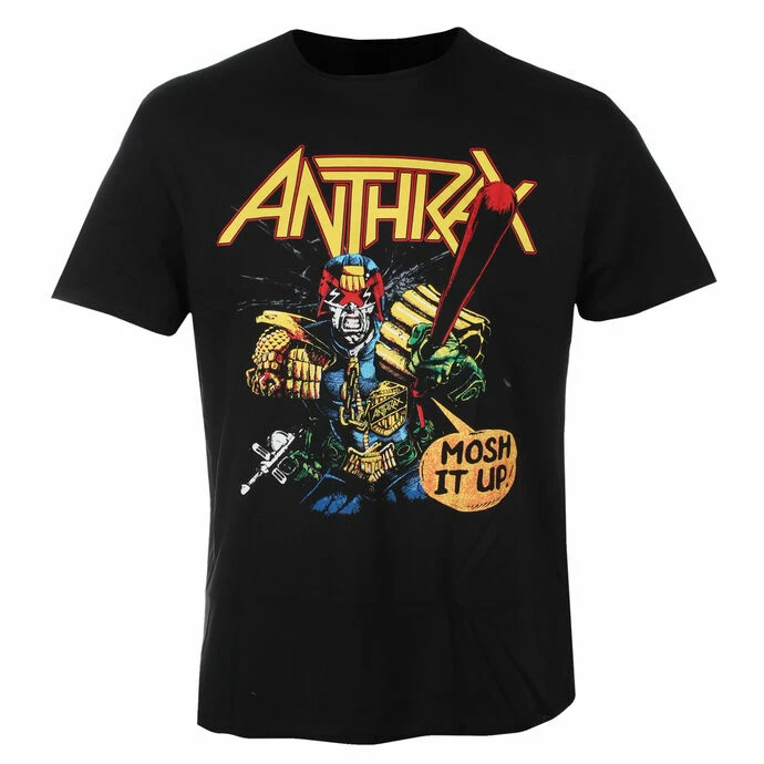 Men's T-shirt ANTHRAX - AND AM THE LAW - BLACK - AMPLIFIED 3 Men's T-shirt ANTHRAX - AND AM THE LAW - BLACK - AMPLIFIED