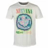 Men's T-shirt NIRVANA - SCRIBBLE SMILEY - VINTAGE WHITE - AMPLIFIED 1 Men's T-shirt NIRVANA - SCRIBBLE SMILEY - VINTAGE WHITE - AMPLIFIED -Men T-Shirts Online Store 132776 asw002