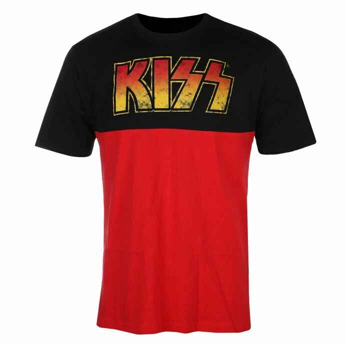 Men's T-shirt KISS - DEMON FACE - BLACK/RED - AMPLIFIED 3 Men's T-shirt KISS - DEMON FACE - BLACK/RED - AMPLIFIED