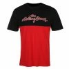 Men's T-shirt THE ROLLING STONES - TONGUE - BLACK / RED - AMPLIFIED -Men T-Shirts Online Store 132787 asw010