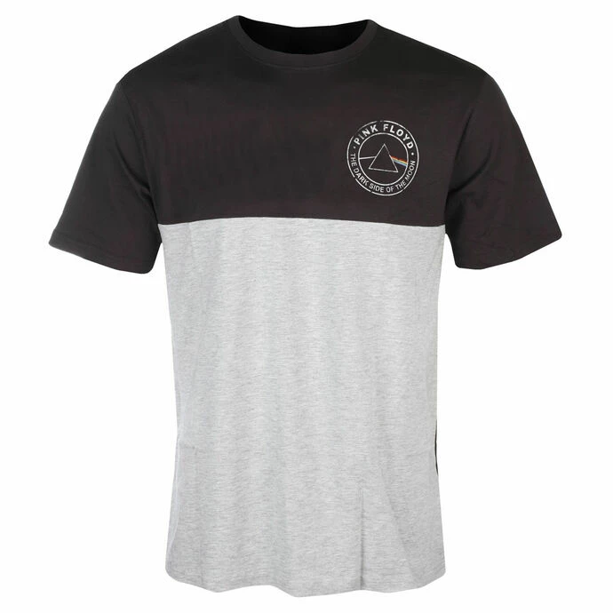 Men's T-shirt PINK FLOYD - DARKSIDE - GRAY MARL/BLACK - AMPLIFIED 3 Men's T-shirt PINK FLOYD - DARKSIDE - GRAY MARL/BLACK - AMPLIFIED