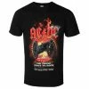 Men's T-shirt AC/DC - FTATR 40th Flaming - Black - ROCK OFF -Men T-Shirts Online Store 133503 aw018