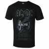 Men's T-shirt AC/DC - FTATR 40th Monochrome - Black - ROCK OFF -Men T-Shirts Online Store 133504 aw010