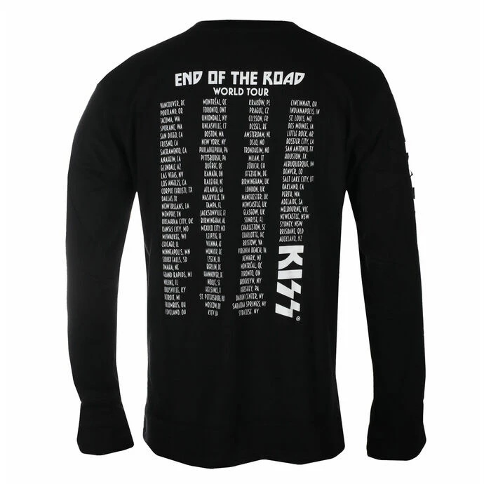 Men's Long-sleeved T-shirt Kiss - End Of The Road Tour - BLACK - ROCK OFF 5 Men's Long-sleeved T-shirt Kiss - End Of The Road Tour - BLACK - ROCK OFF - Image 3