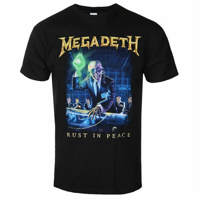 Men's T-shirt Megadeth - Rust In Peace - BLACK - ROCK OFF 3 Men's T-shirt Megadeth - Rust In Peace - BLACK - ROCK OFF