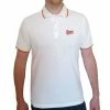Men's T-shirt David Bowie - Flash - Logo Uni - WHT Polo - ROCK OFF 1 Men's T-shirt David Bowie - Flash - Logo Uni - WHT Polo - ROCK OFF -Men T-Shirts Online Store 17cutoass