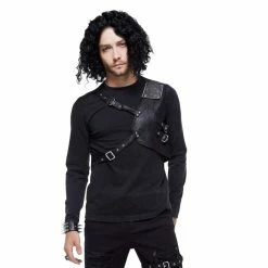 Men's T-shirt With Long Sleeves DEVIL FASHION