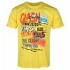 Men's T-shirt Clash - Singles Collage - YELLOW - ROCK OFF -Men T-Shirts Online Store 666 035