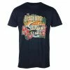 Men's T-shirt Beach Boys - Surfin USA Tropical - NAVY - ROCK OFF -Men T-Shirts Online Store 666 036