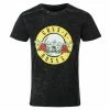 Men's T-shirt Guns N' Roses - Classic Snow Logo - BLACK - ROCK OFF -Men T-Shirts Online Store 666 048