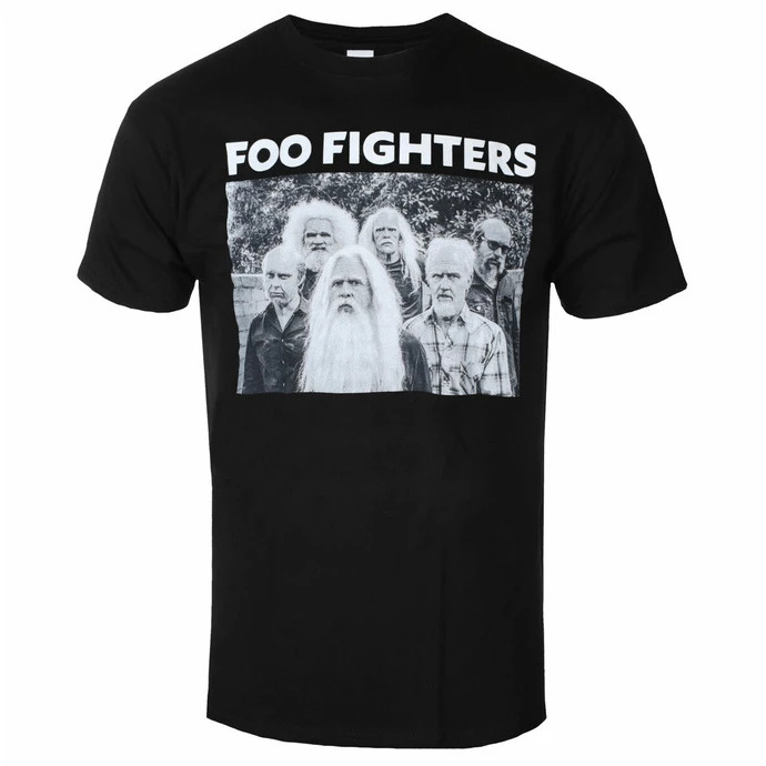 Men's T-shirt Foo Fighters - Old Band Photo - ROCK OFF 3 Men's T-shirt Foo Fighters - Old Band Photo - ROCK OFF