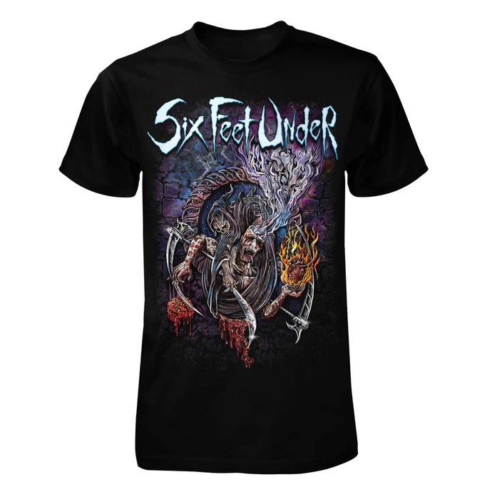T-shirt Metal Men's Six Feet Under - Scales Of Death - ART WORX 3 T-shirt Metal Men's Six Feet Under - Scales Of Death - ART WORX